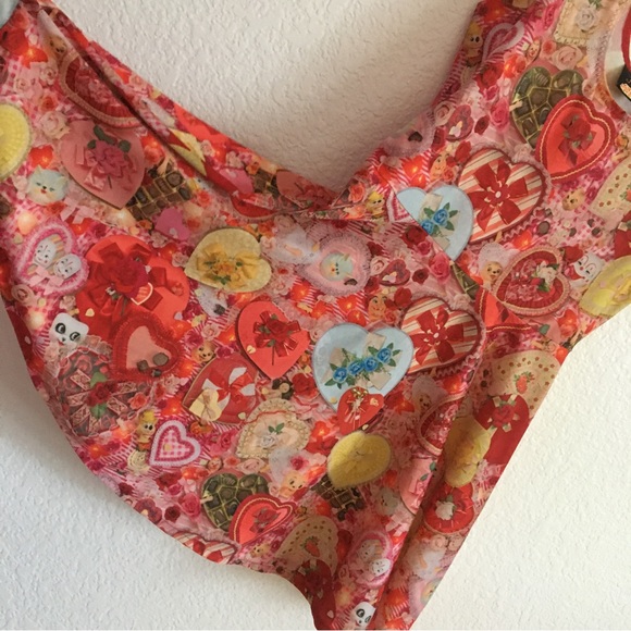 Pretty Snake Goth Valentine Kitschy Witch Stretchy Skater Dress Fits Like Medium - Picture 6 of 8